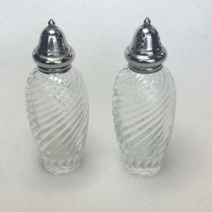 FINAL SALE PRICE Beautiful Swirl Salt and Pepper Shaker Set